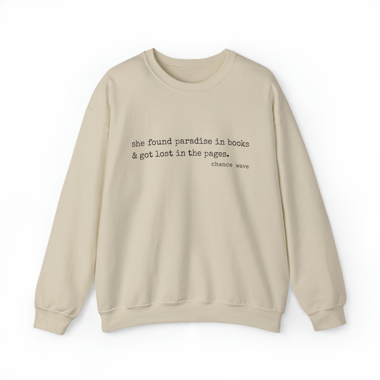 Paradise in Books Crewneck