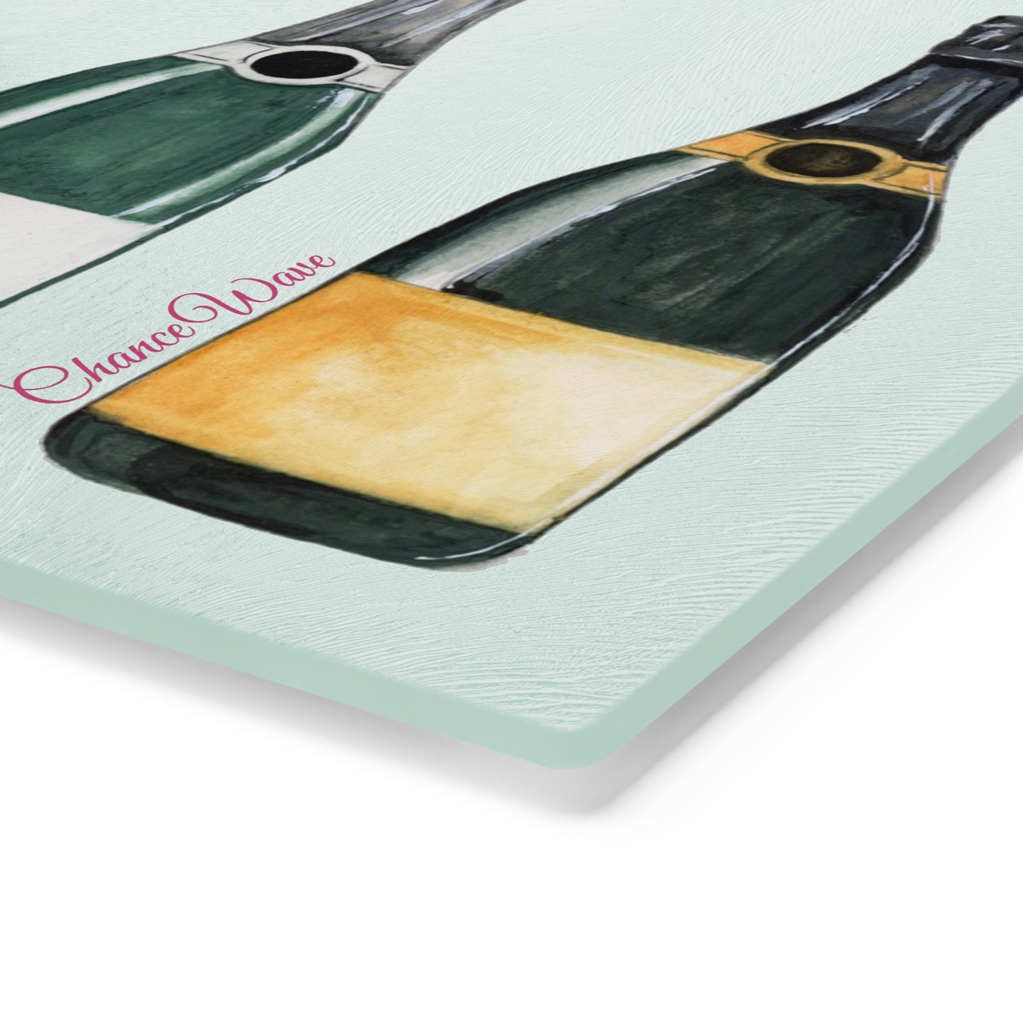 Champagne Tempered Glass Cutting Board