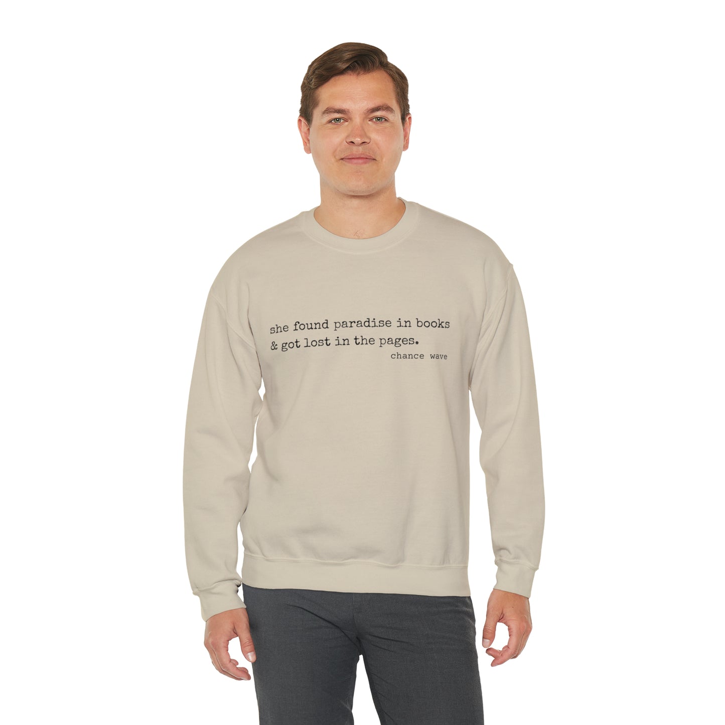 Paradise in Books Crewneck