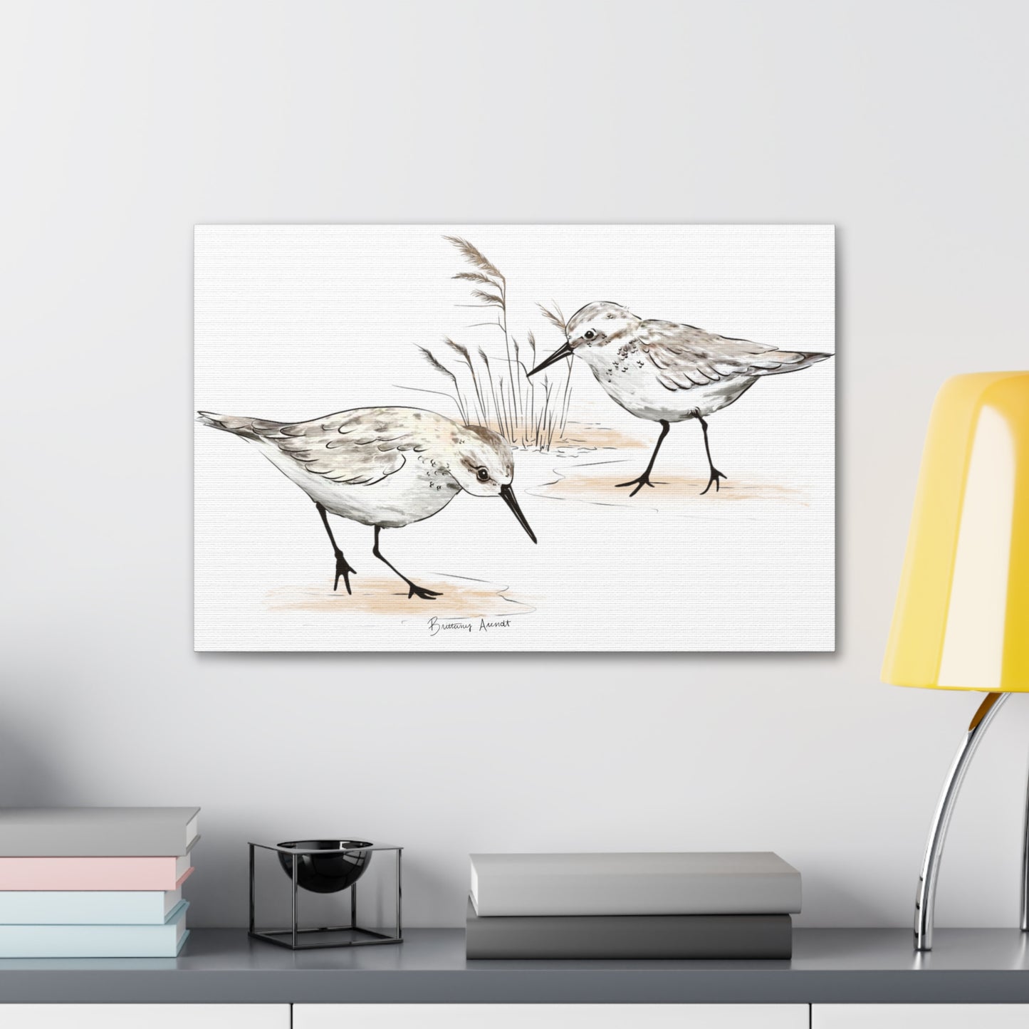 Sand Piper Canvas Gallery Wrap