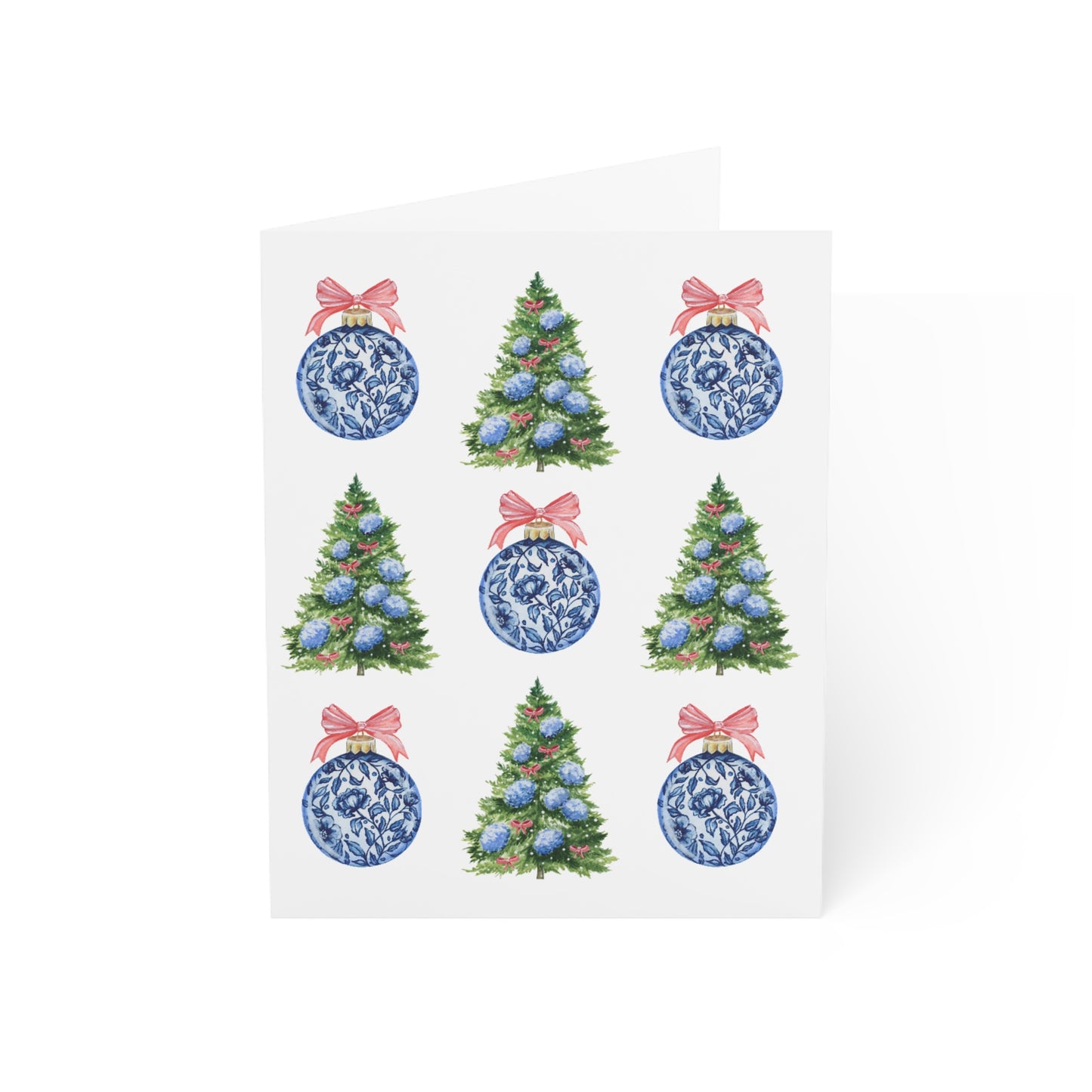 Ornament Tree Pattern Notecards (10 and 30pcs)