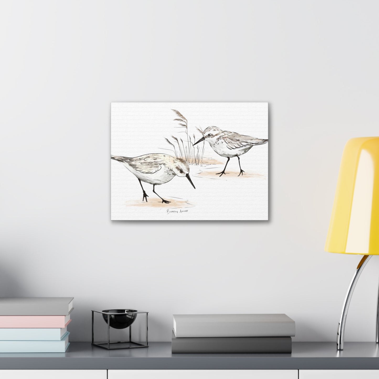 Sand Piper Canvas Gallery Wrap