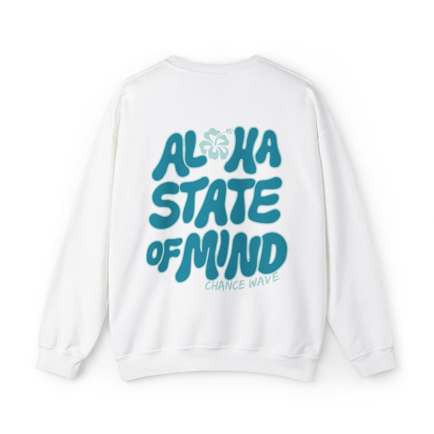 Blue Aloha Crewneck