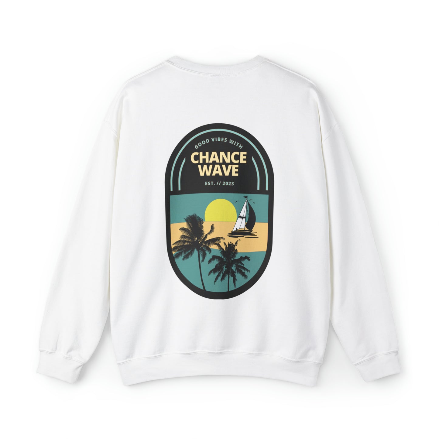 Chance Wave Sailboat Crewneck