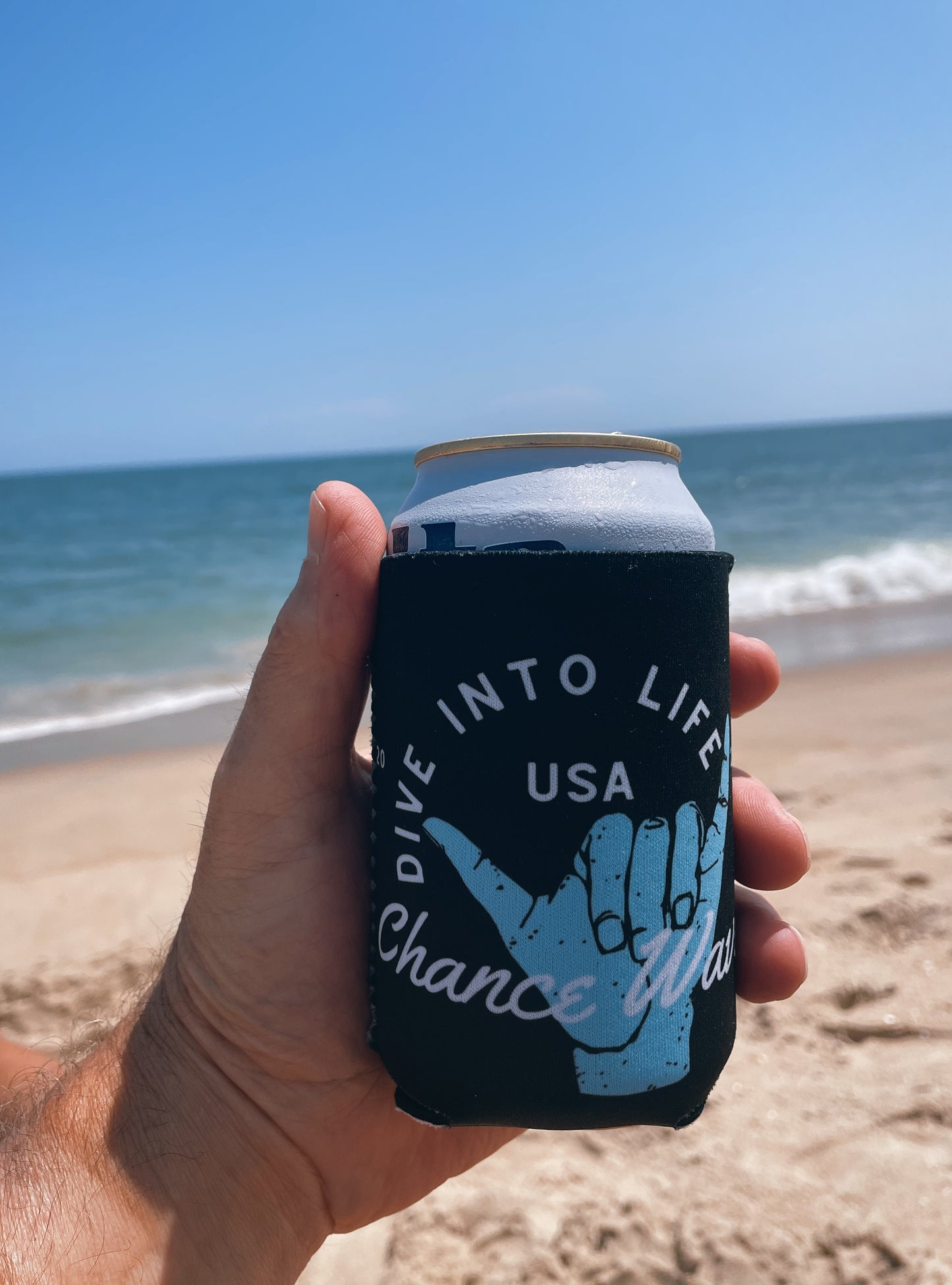 Hang Loose Logo Koozie