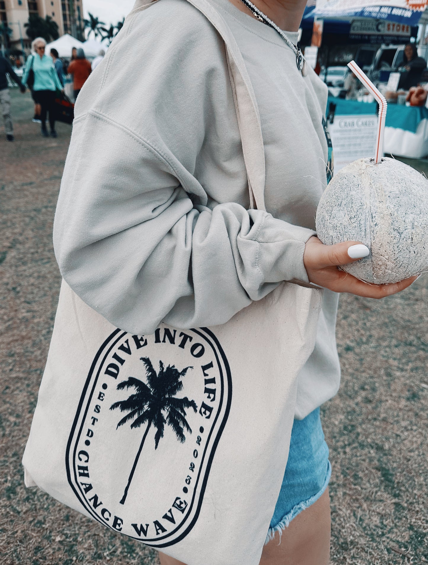 Palm Tote Bag