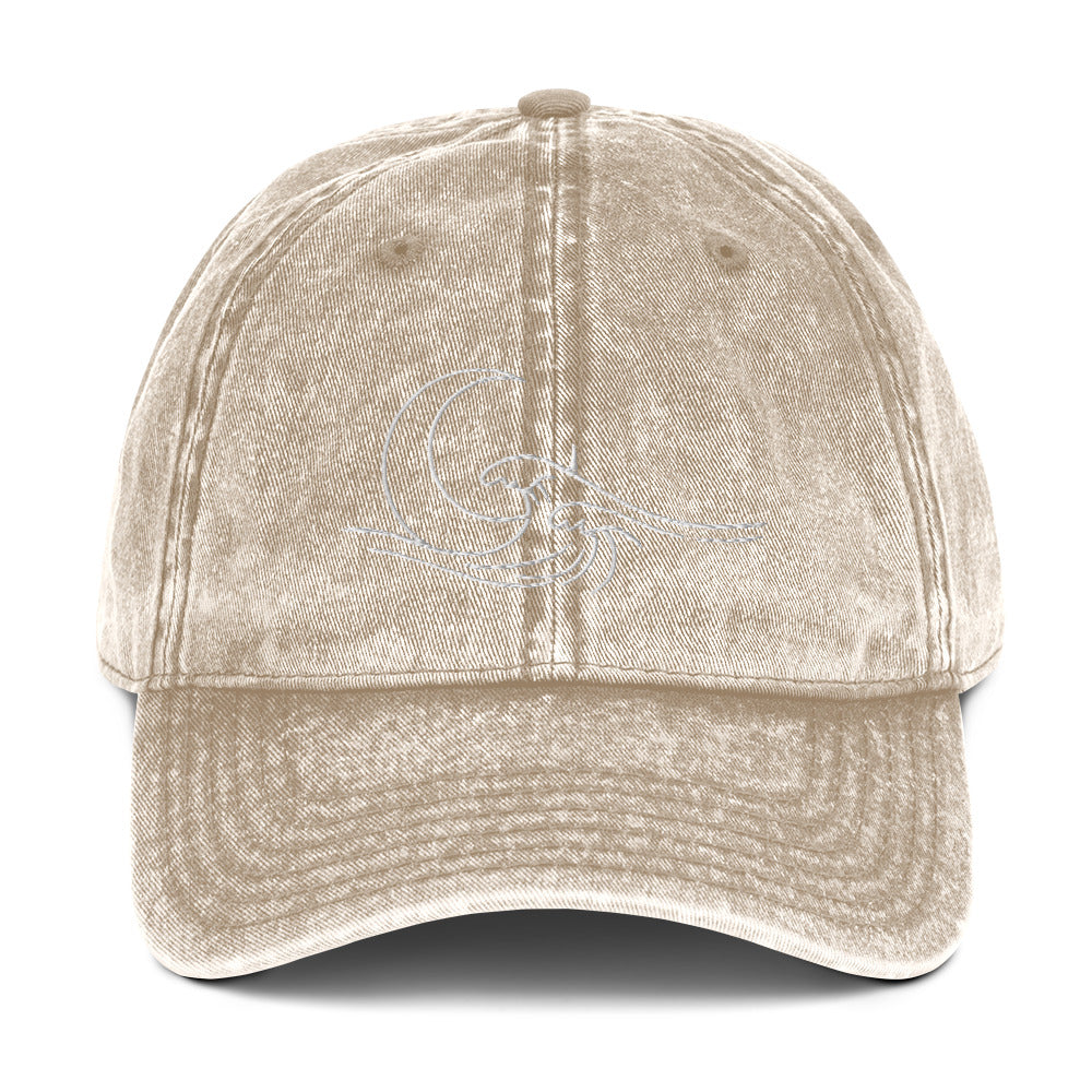 Logo Vintage Cotton Twill Cap