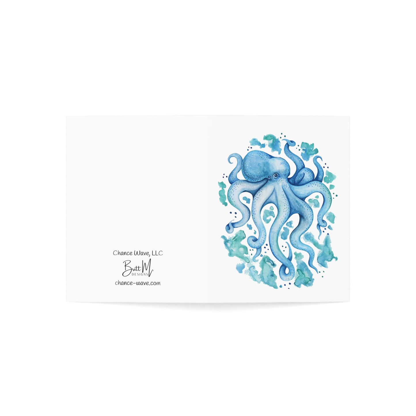 Octopus Greeting Cards (10 and 30pcs)