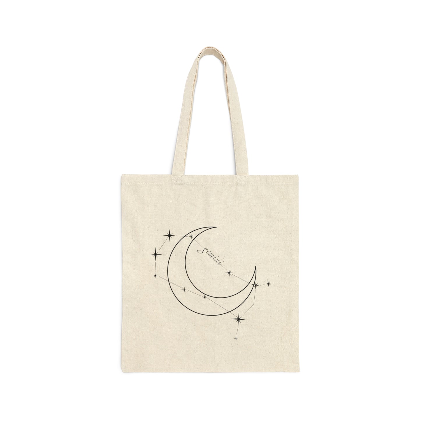 Gemini Canvas Tote Bag