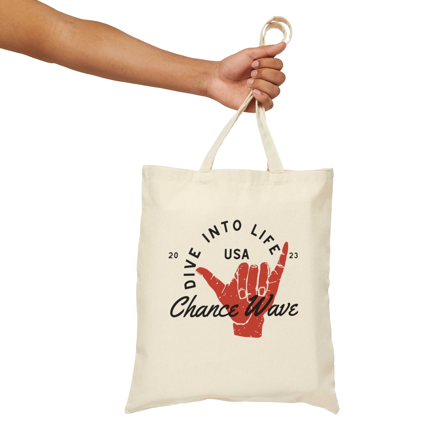 Hang Loose Canvas Tote Bag