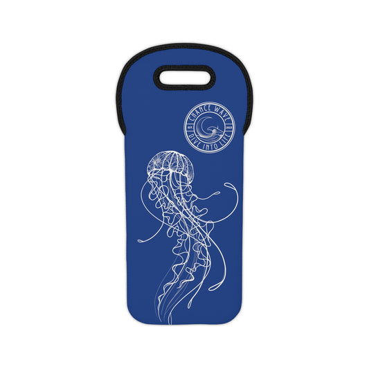 Jellyfish Wine Tote Bag
