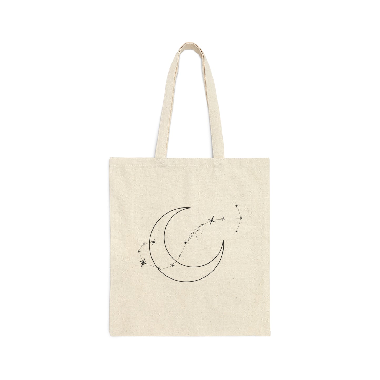 Scorpio Canvas Tote Bag