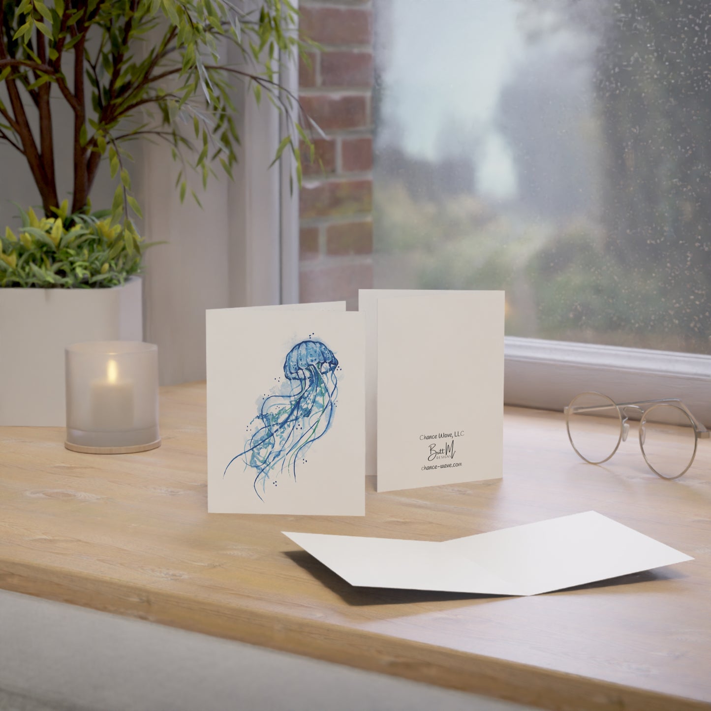 Jellyfish Greeting Cards (10 and 30pcs)